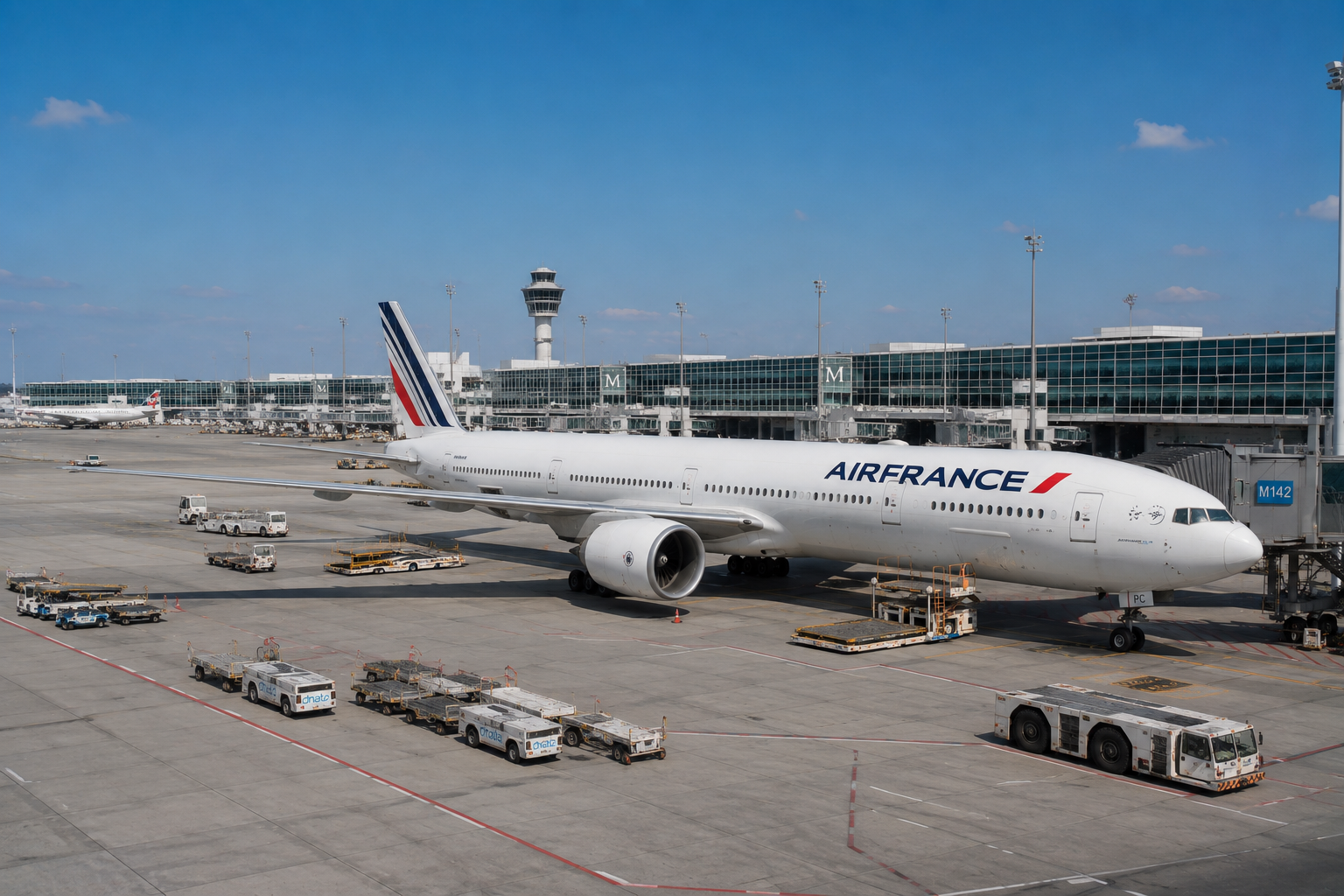 Triebwerksproblem an Air France Boeing 777 über München – sicherer Ausweichflug